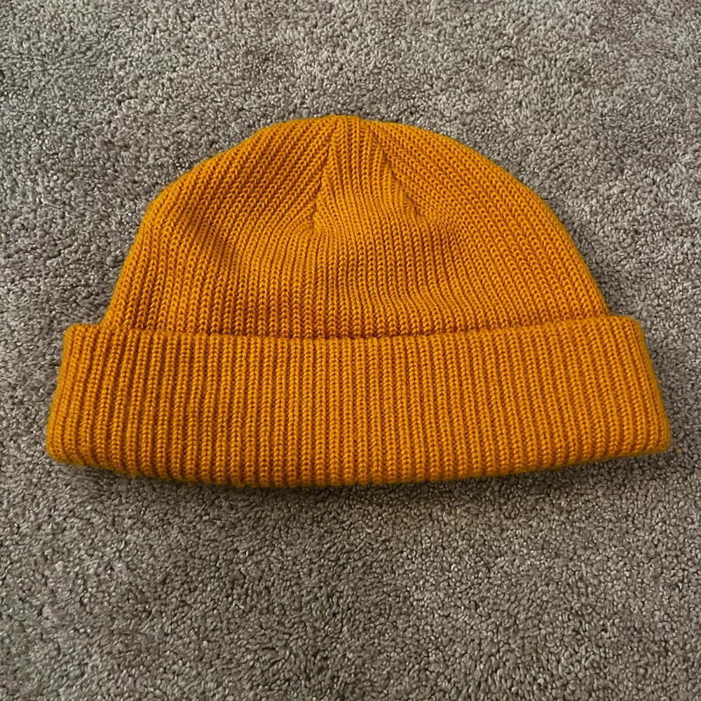 Yellow beanie